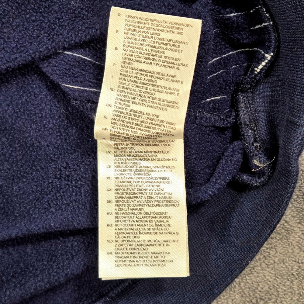 Adidas LA Galaxy Hoodie Mens Large Navy Blue Excellent Climawarm Quarter Zip MLS - Picture 11 of 16